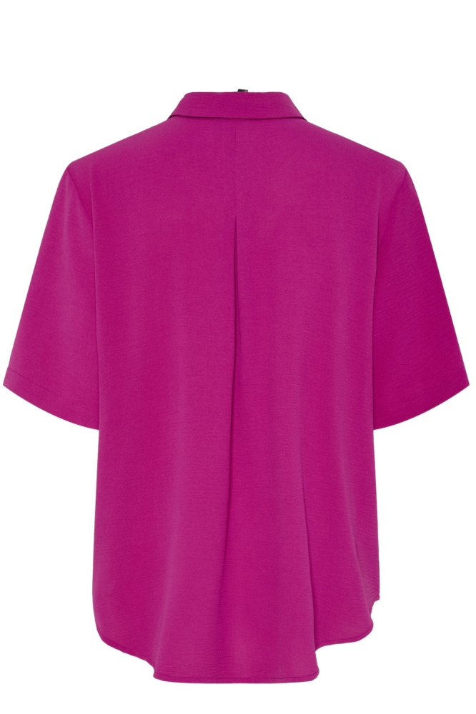PCSIJA SS SHIRT WVN FC BC 17155981 FESTIVAL FUCHSIA